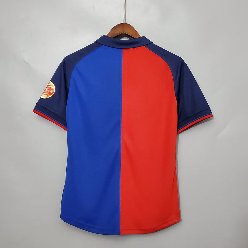 Camisa Barcelona 1998/99 Edição Comemorativa 100 Anos - Versão Retro