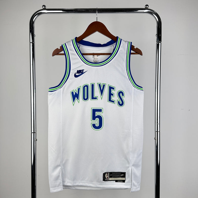 Regata NBA Minnesota Timberwolves Classic Edition 2023/24 - Masculina - Branco