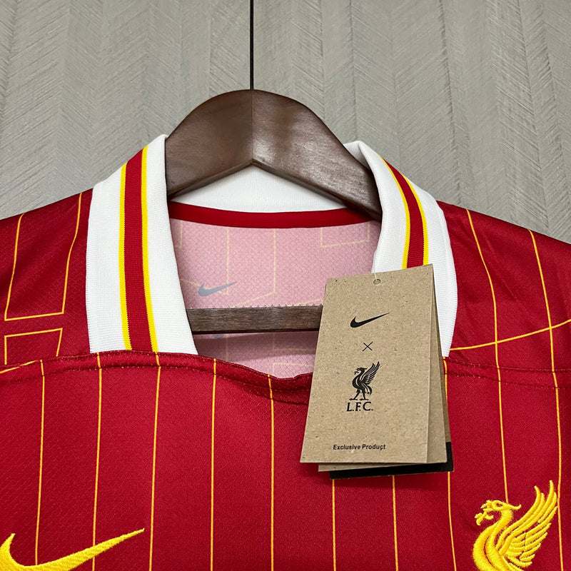 Camisa Liverpool Home 24/25 - Torcedor Masculina - Lançamento