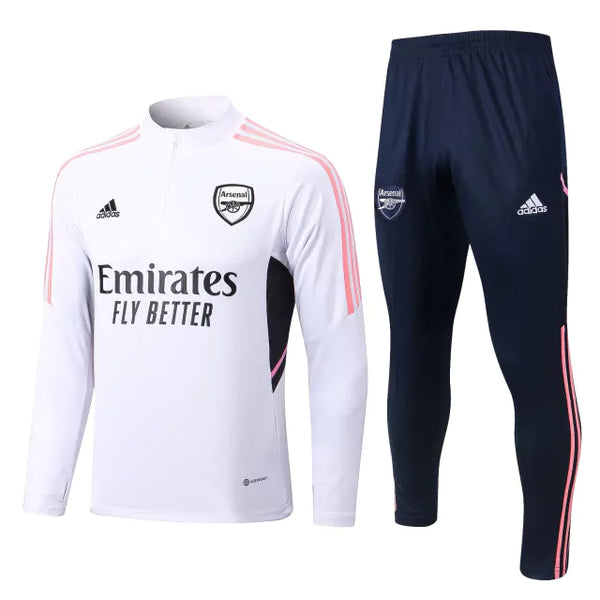 Conjunto de Treino Arsenal 2023 Branco - JV Imports