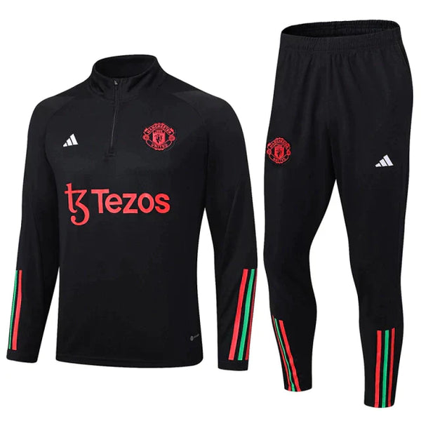 Conjunto de Treino Man United 2023 Preto - JV Imports