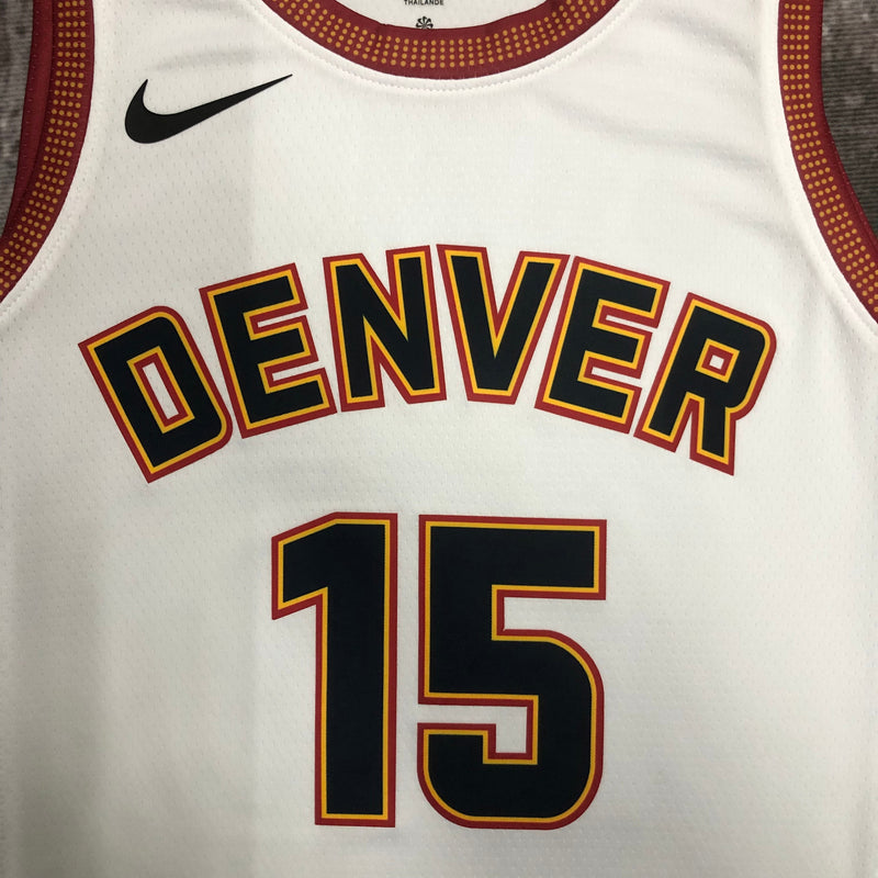 Regata NBA Denver Nuggets City Edition 22/23 - Masculina - Branca