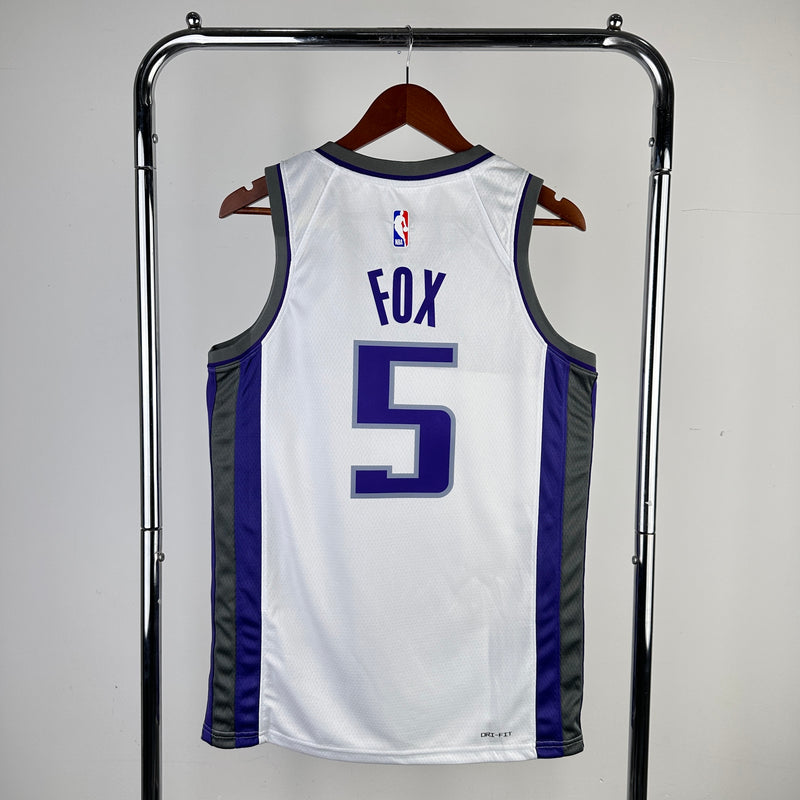 Regata NBA Sacramento Kings Association Edition 22/23 - Masculina - Branca