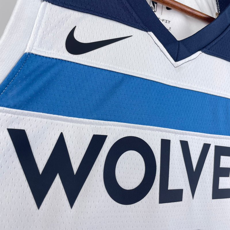 Regata NBA Minnesota Timberwolves 2024/25 - Masculina - Branca