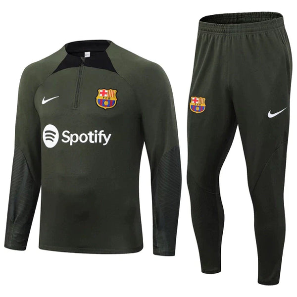 Conjunto de Treino Barcelona 2023 Preto - JV Imports