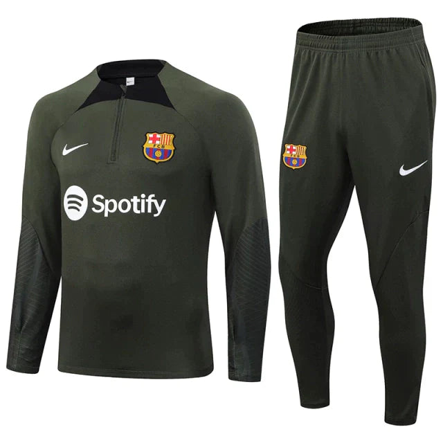 Conjunto de Treino Barcelona 2023 Preto - JV Imports