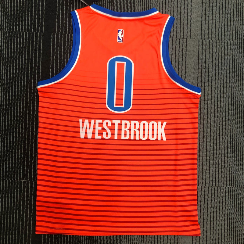 Regata NBA OKC Statement Edition 2019/20 - Masculina - Laranja