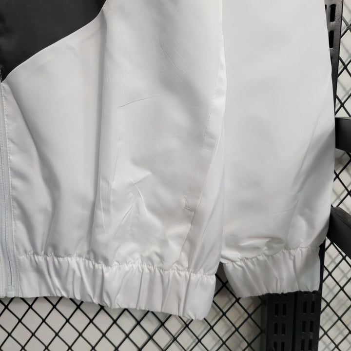 Jaqueta Corta Vento Milan 23/24 - Branco e Preto - JV Imports