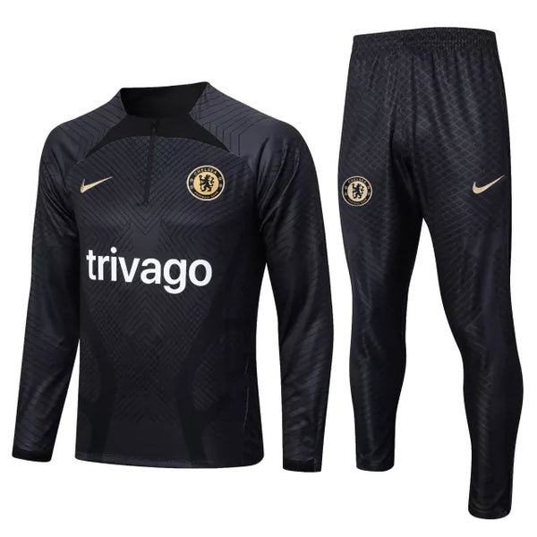 Conjunto de Treino do Chelsea 22/23 Preto - JV Imports