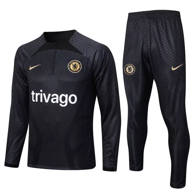 Conjunto de Treino do Chelsea 22/23 Preto - JV Imports