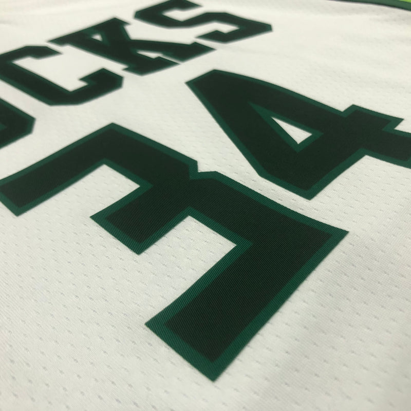 Regata NBA Milwaukee Bucks City Edition 75º NBA 21/22 - Masculina - Branca