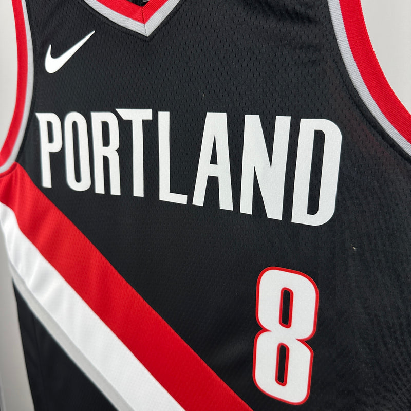 Regata NBA Portland Trail Blazers Icon Edition 2024/25 - Masculina - Preta