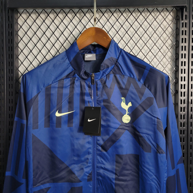 Jaqueta Corta Vento Tottenham Azul 23/24 - JV Imports