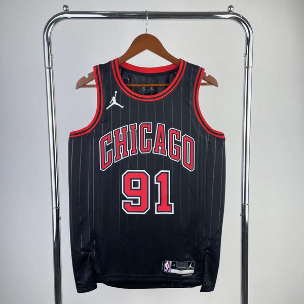 Regata NBA Chicago Bulls Statement Edition 22/23 - Masculina - Preta