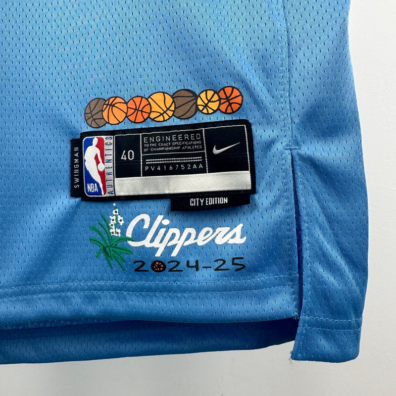 Regata NBA Los Angeles Clippers City Edition 2024/25 - Masculina - Turquesa