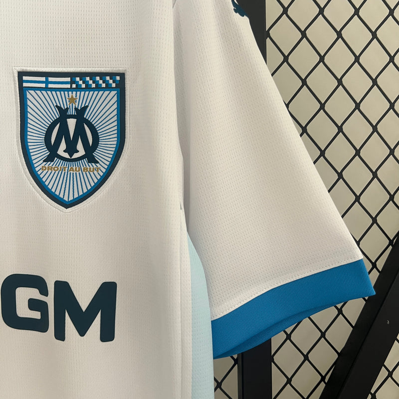 Camisa Olympique de Marseille Home 24/25 - Torcedor Masculina - Lançamento