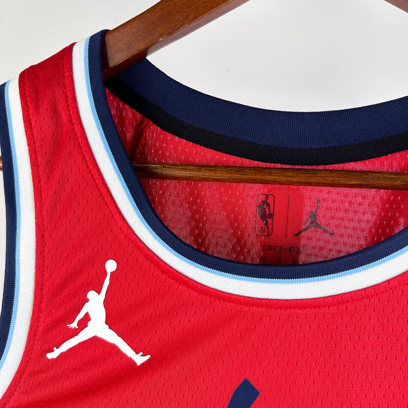 Regata NBA Los Angeles Clippers Statement Edition 2024/25 - Masculina - Vermelha