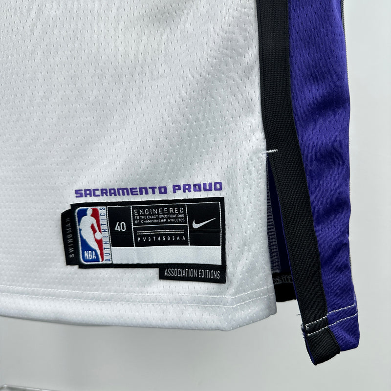 Regata NBA Sacramento Kings Association Edition 23/24 - Masculina - Branca
