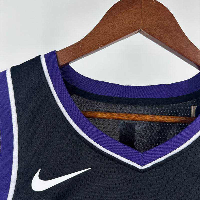 Regata NBA Sacramento Kings Icon Edition 23/24 - Masculina - Preta