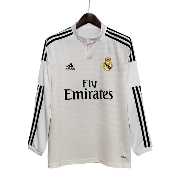 Camisa Real Madrid Titular 14/15 - Versão Retro Manga Comprida