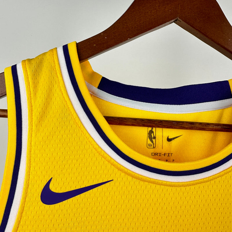 Regata NBA Los Angeles Lakers Icon Edition 25/26 - Masculina - Amarela