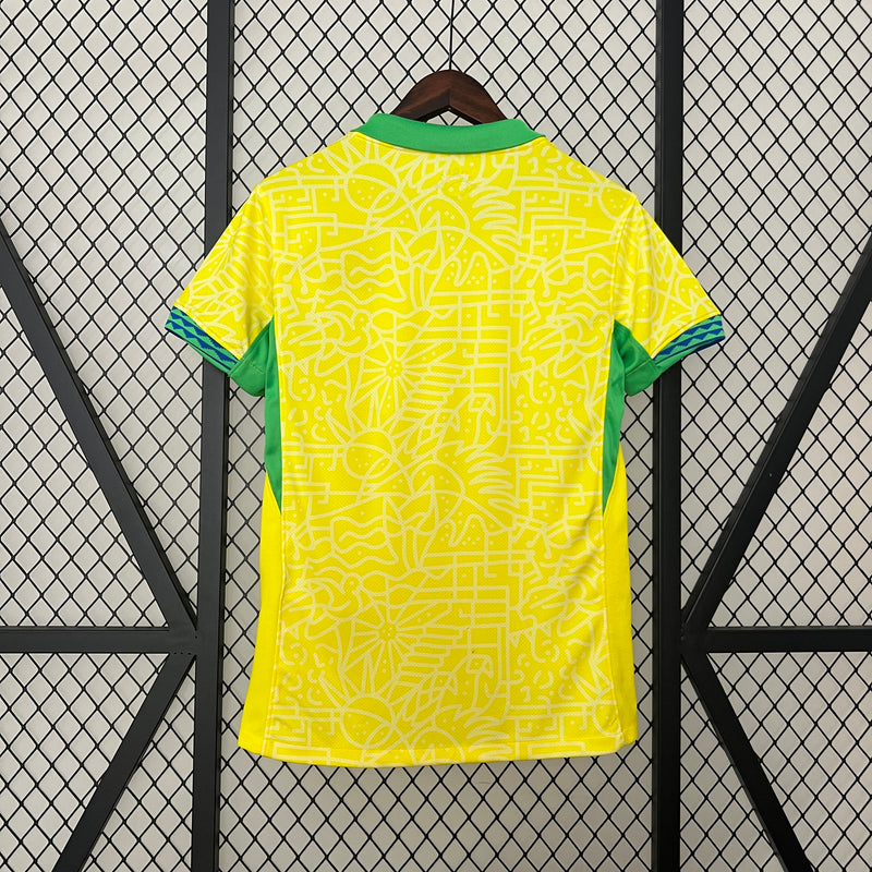 Camisa Brasil Home 24/25 - Torcedor Feminina - Lançamento