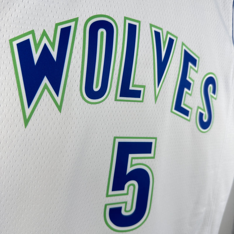 Regata NBA Minnesota Timberwolves Classic Edition 2023/24 - Masculina - Branco