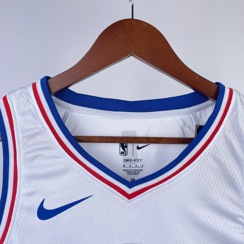 Regata NBA Philadelphia 76ers Association Edition 22/23 - Masculina - Branca