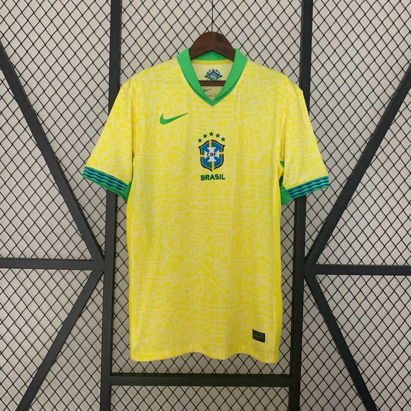 Camisa Brasil Home 24/25 - Torcedor Masculina - Lançamento