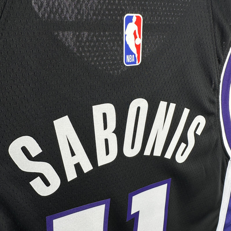 Regata NBA Sacramento Kings Icon Edition 23/24 - Masculina - Preta