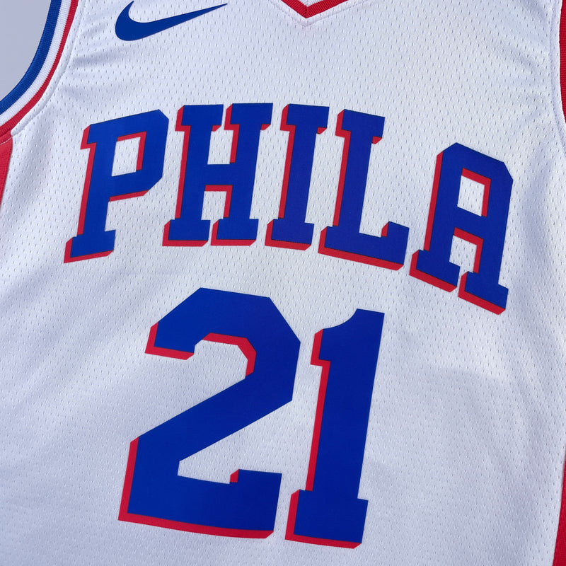 Regata NBA Philadelphia 76ers Association Edition 22/23 - Masculina - Branca