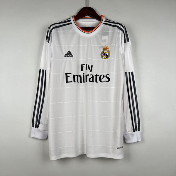 Camisa Real Madrid Home Manga Longa 13/14 - Versão Retro