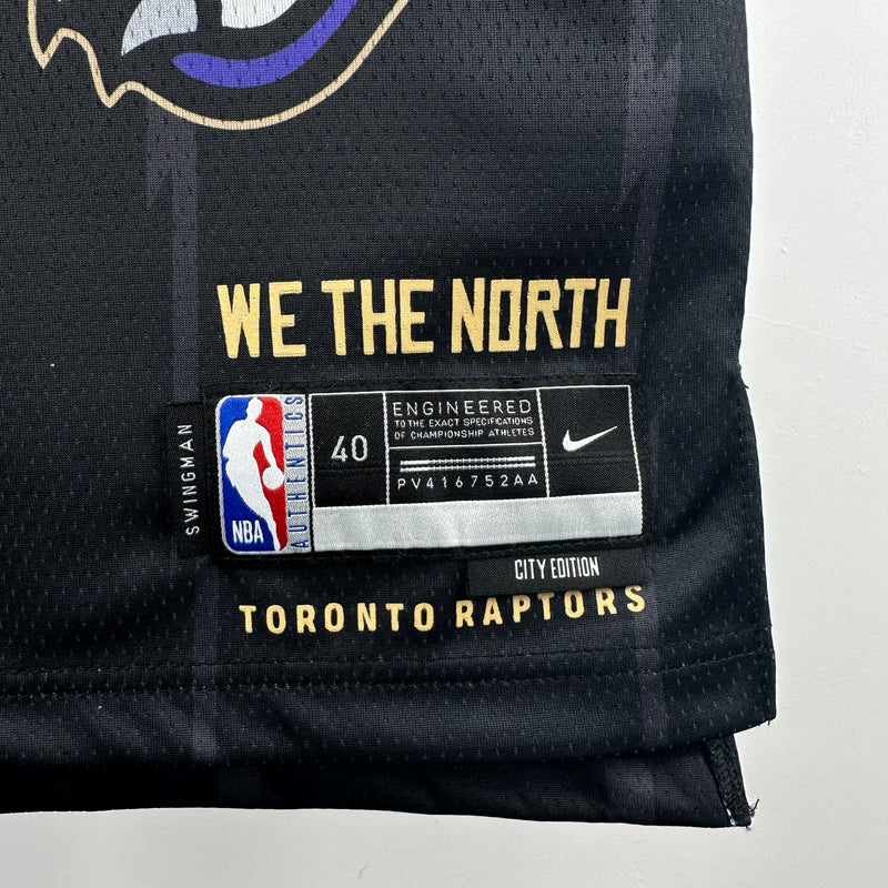 Regata NBA Toronto Raptors City Edition 2024/25 - Masculina - Preta