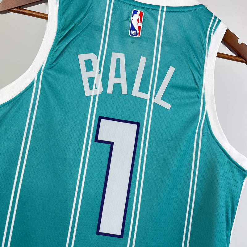 Regata NBA Charlotte Hornets Icon Edition 22/23 - Masculina - Branca