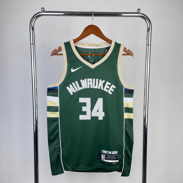 Regata NBA Milwaukee Bucks Icon Edition 22/23 - Masculina - Verde