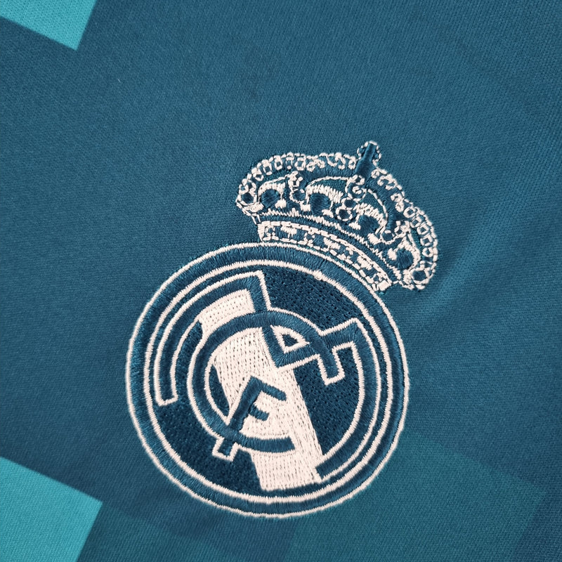 Camisa Real Madrid Third Manga Longa 17/18 - Versão Retro