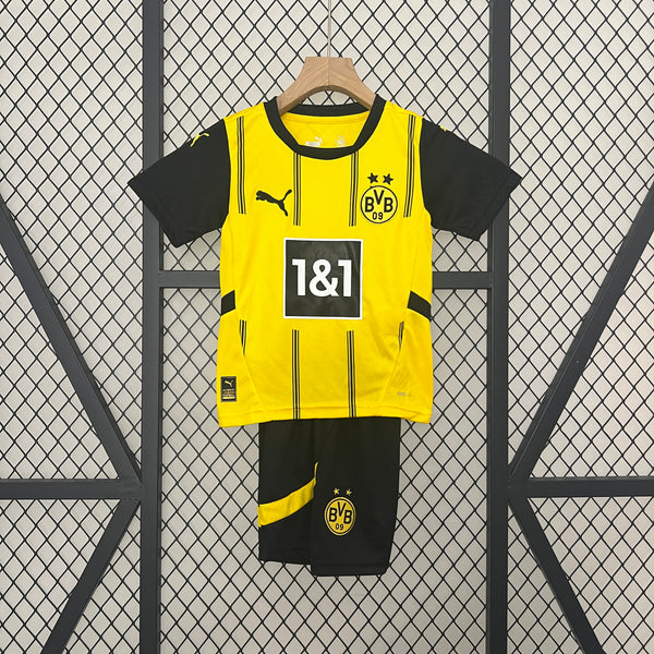 Kit Infantil Borussia Dortmund Home 24/25 Lançamento