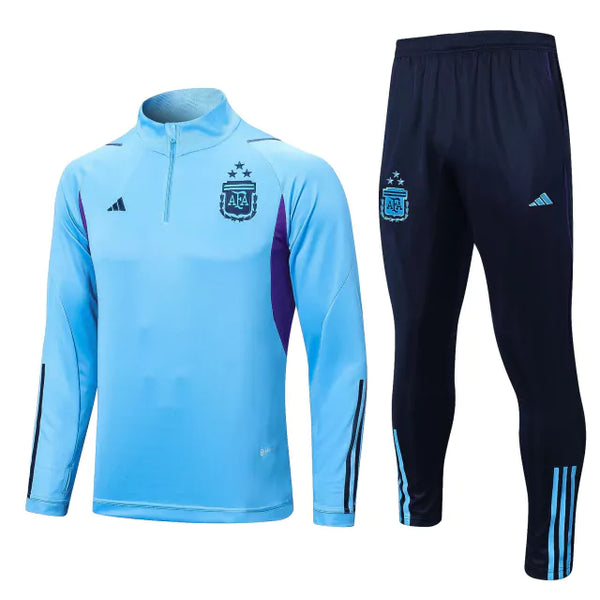 Conjunto de Treino Argentina 2023 Azul - JV Imports