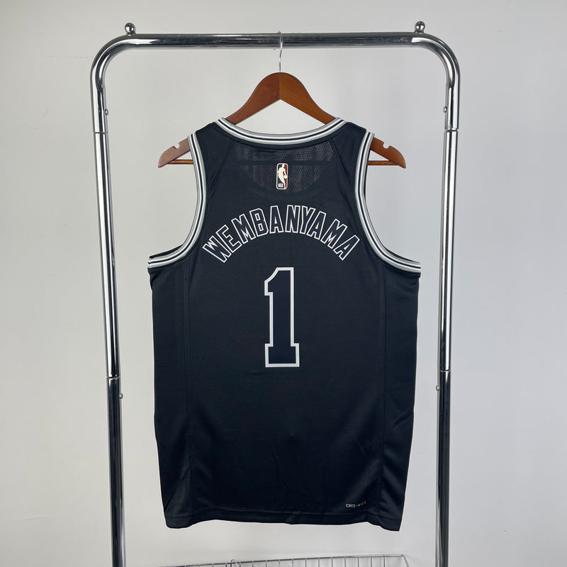 Regata NBA San Antonio Spurs Classic Edition 2022/23 - Masculina - Preta