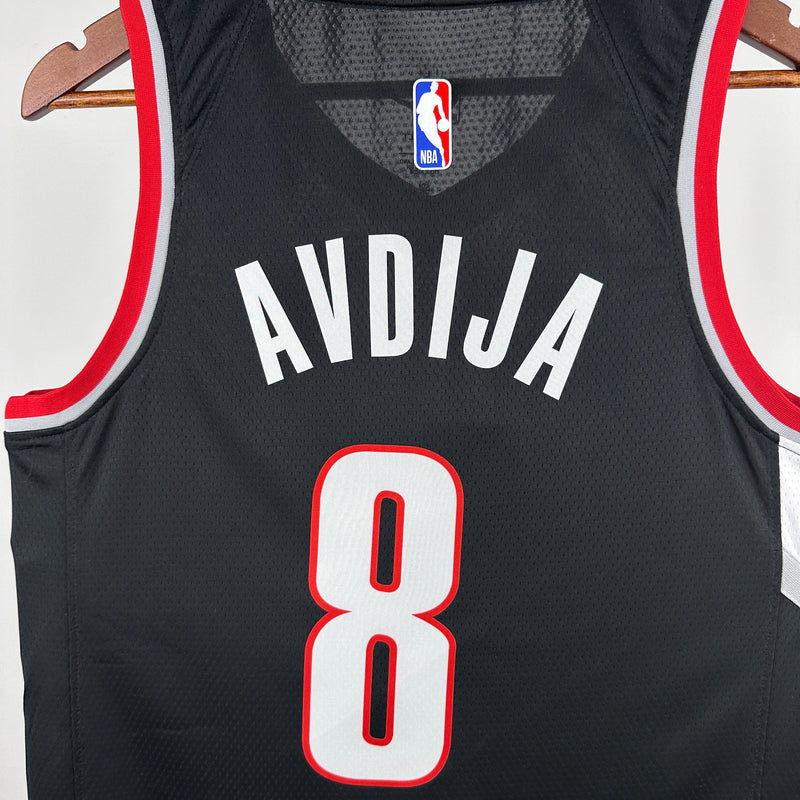 Regata NBA Portland Trail Blazers Icon Edition 2024/25 - Masculina - Preta