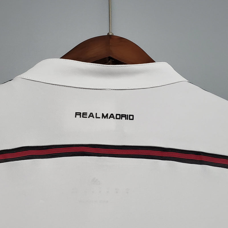 Camisa Real Madrid Titular Manga Longa 14/15 - Versão Retro