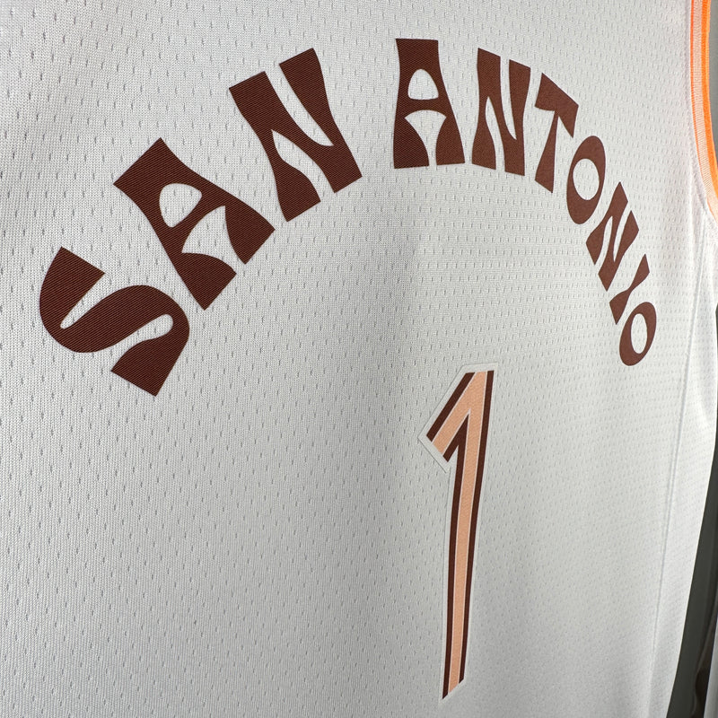 Regata NBA San Antonio Spurs City Edition 2023/24 - Masculina - Branca