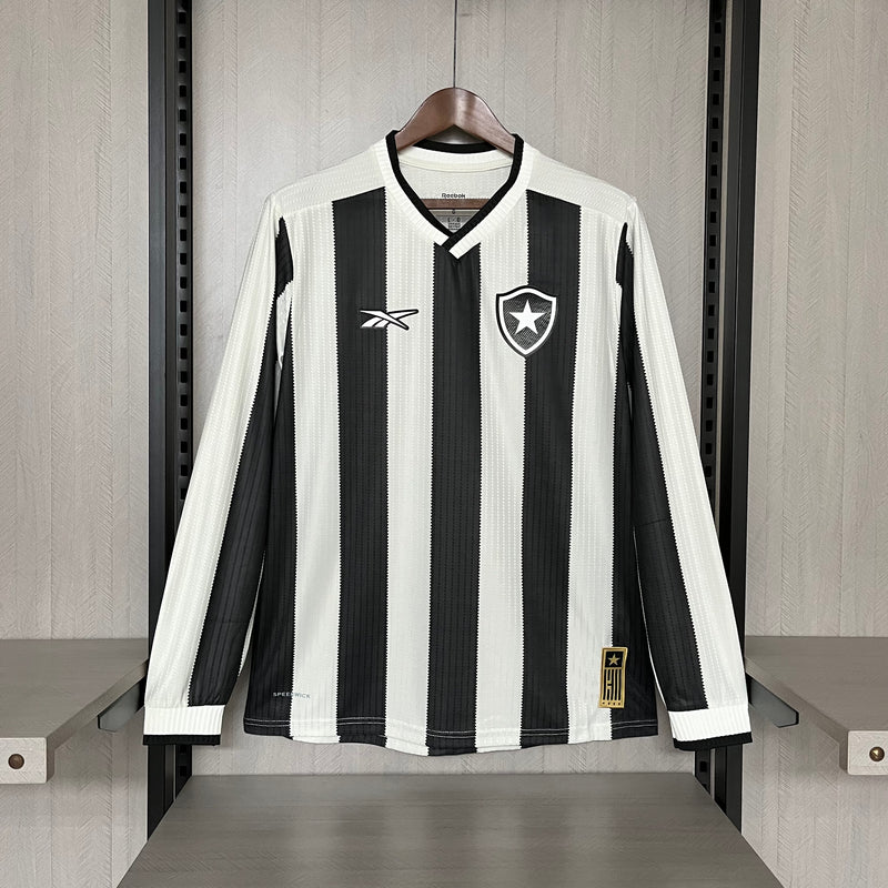 Camisa Botafogo Home Manga Longa 24/25 - Torcedor Masculina - Lançamento