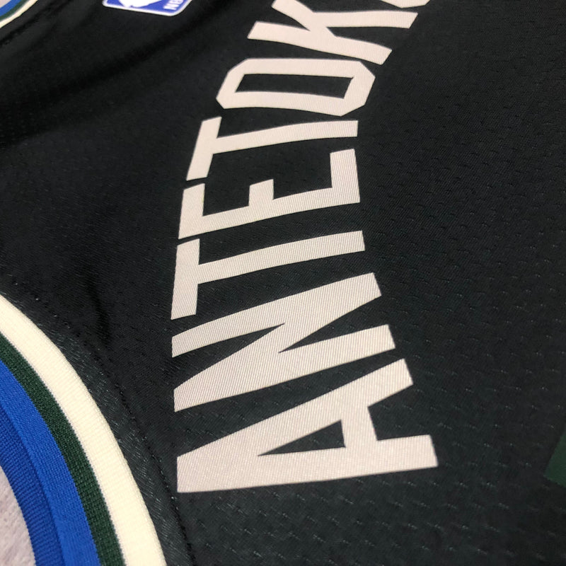 Regata NBA Milwaukee Bucks Statement Edition 22/23 - Masculina - Preta
