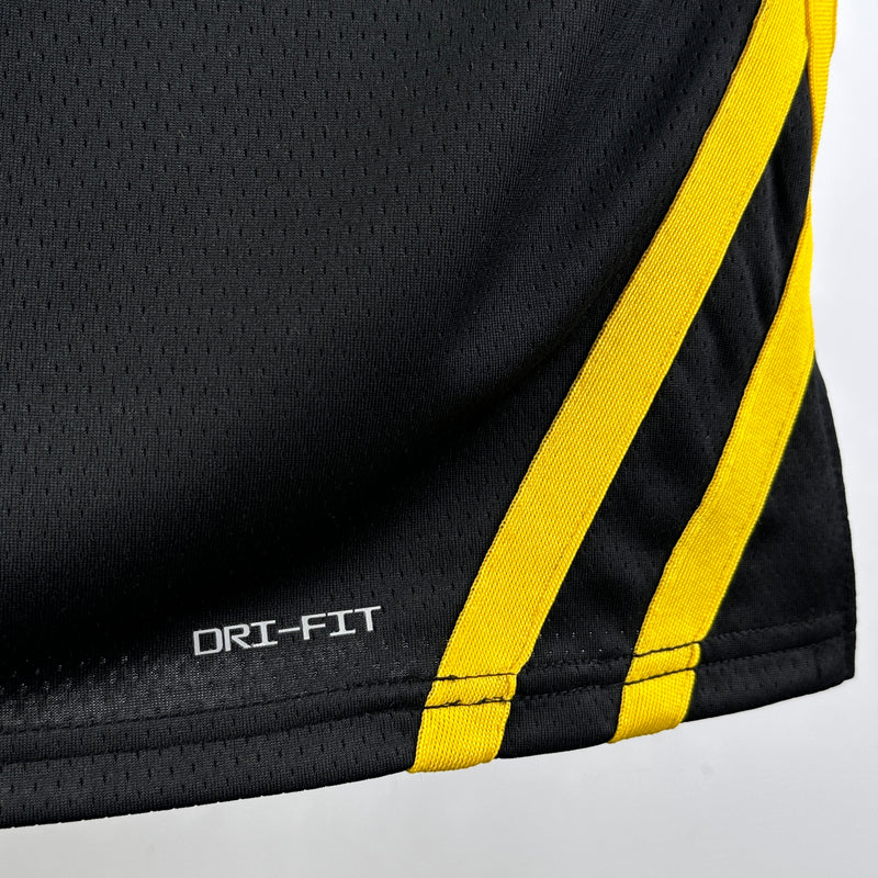Regata NBA Golden State Warriors City Edition 23/24 - Masculina - Preta e Amarelo