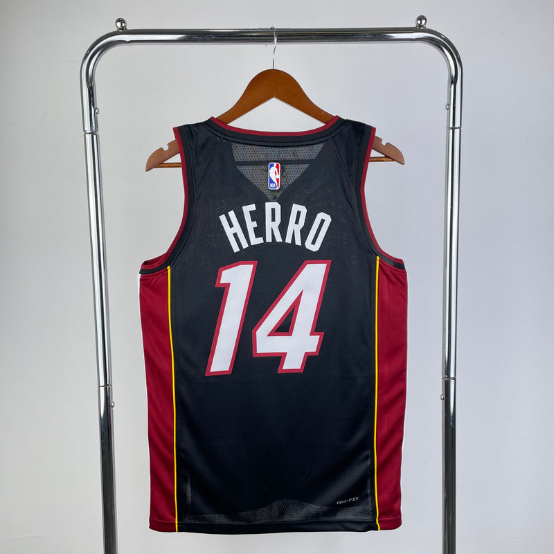 Regata NBA Miami Heat Icon Edition 22/23 - Masculina - Preta