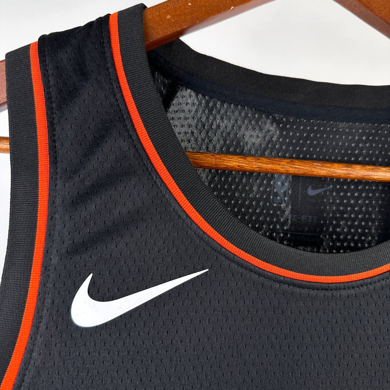 Regata NBA Detroit Pistons City Edition 23/24 - Masculina - Preta