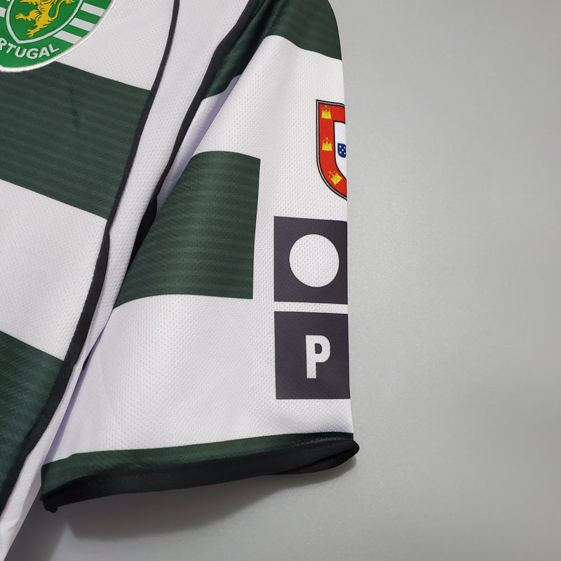 Camisa Sporting 2002/03 Home - Versão Retro