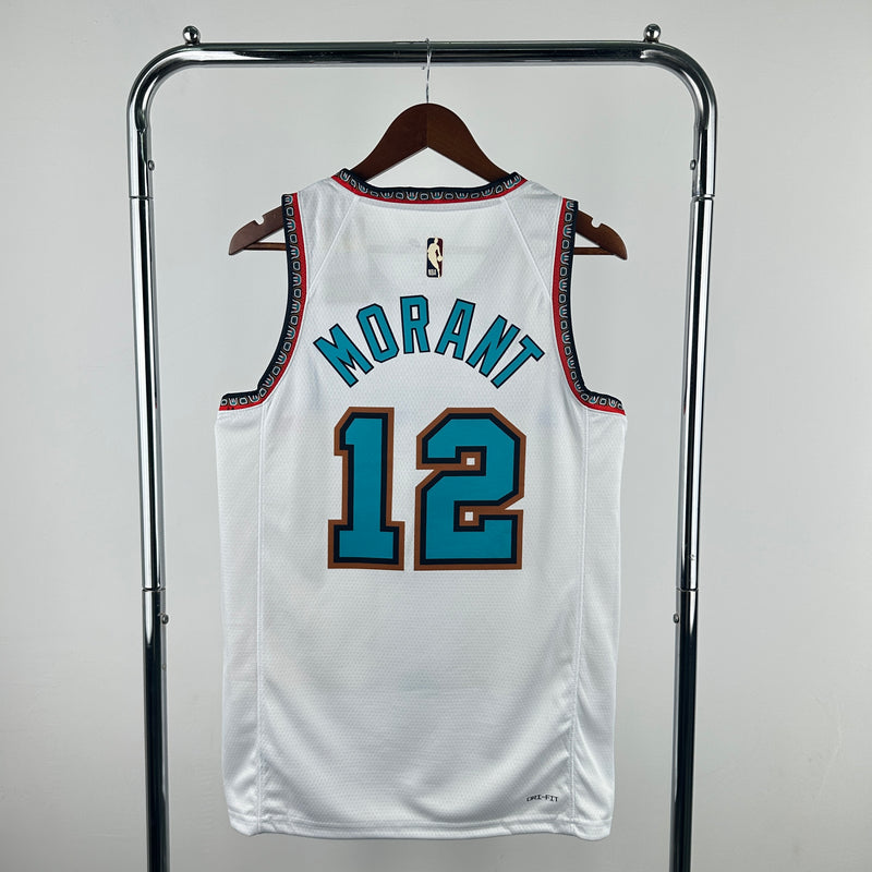 Regata NBA Memphis Grizzlies Classic Edition 2024/25 - Masculina - Branca