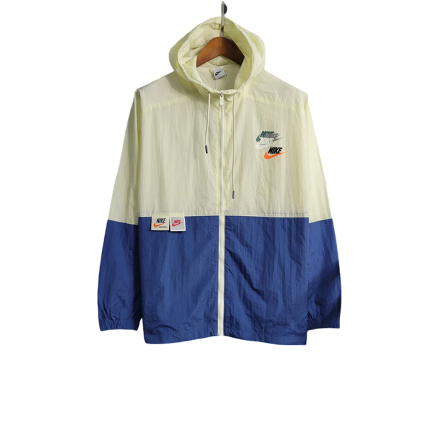 Jaqueta Corta Vento Nike 23/24 - Bege e Azul